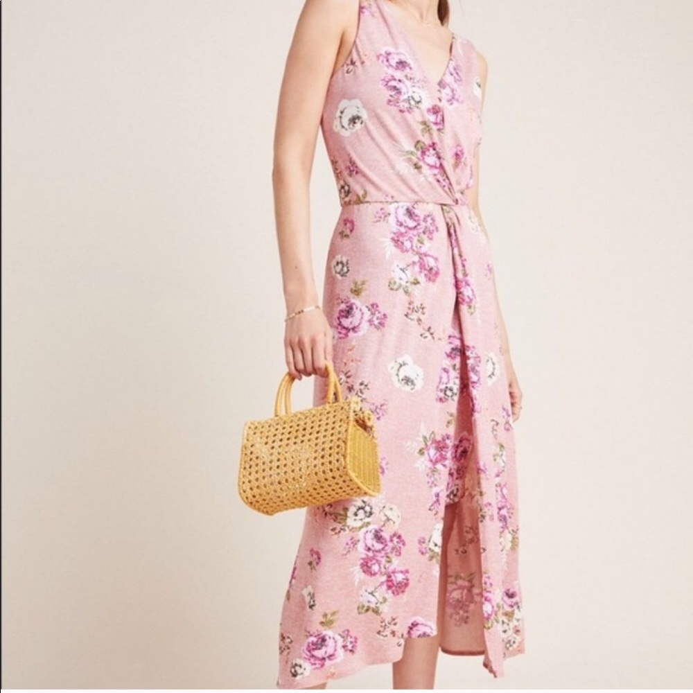 NWT Anthropologie Bailey 44 Pink Floral Dress - Picture 1 of 8